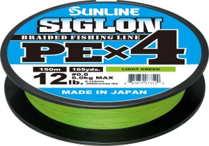 Fir textil Sunline Siglon PE X4, Light Green (150 m)
