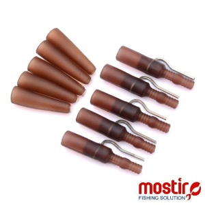 Leadclip inox + Con soft Mostiro (5+5 buc.)