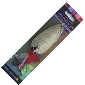 Lingurita oscilanta Profi-Blinker cu solzi, Silver (20 gr.)