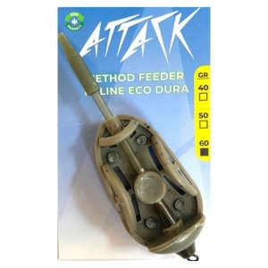 Method Feeder Attack Inline ECO Dura Zinc, Verde (1 buc.)
