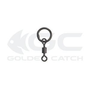 Micro-vartej cu anou Golden Catch G.Carp Micro Rolling Swivel with Ring (10 buc.) - Img 2