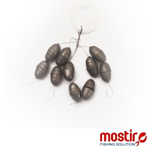 Opritoare Mostiro plumb pe fir (10 buc.)