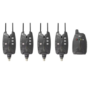 Set 4 avertizori + statie Golden Catch Bite Alarm Set SN65 (4+1)