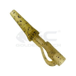 Clips cu opritor Golden Catch G.Carp Safety Lead Clip with Stops, Khaki (5 buc.) - Img 2