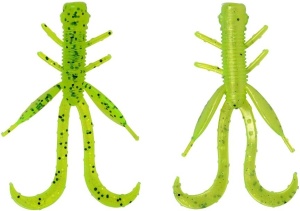 Creatura SPRO Freestyle Urban Prey Hog, Citrus Disco, 7 cm (4 buc.)
