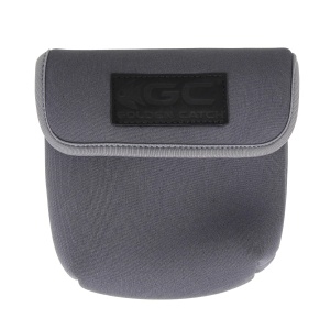Husa mulineta Golden Catch Neoprene Reel Cover Grey
