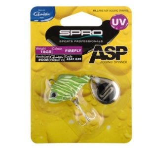 Lingurita Spinnertail SPRO ASP Spinner UV, Fire Zebra