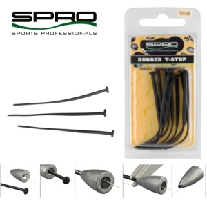 Opritor cauciuc SPRO Rubber T-stop pentru Texas Bullet (10 buc.)