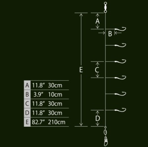 Taparine scrumbie Hayabusa Sabiki Real Scale Flasher UV Plus - Img 3