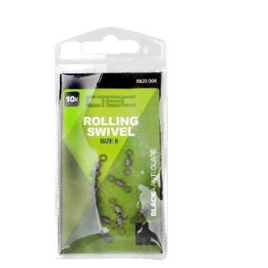 Vartej cilindric SPRO C-Tec Non-Reflect Rolling Swivel (10 buc.)