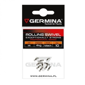 Varteje cilindrice Germina Rolling Swivel (10 buc.)