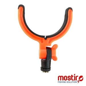 Cap suport lanseta feeder Mostiro EVA "U" Shape, Black/Orange (1 buc.)