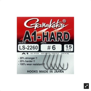 Carlige Gamakatsu A1 Hard LS-2260NSB (15 buc.) - Img 1
