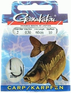 Carlige legate Gamakatsu BKG 3310F Carp (10 buc.)