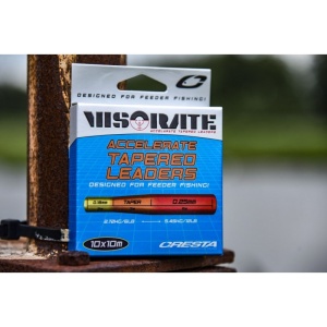 Fir inaintas conic Cresta Visorate Accelerate Tapered Leaders, 10x10 m - Img 2