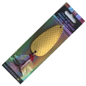 Lingurita oscilanta Profi-Blinker cu solzi, Gold (20 gr.)