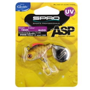 Lingurita Spinnertail SPRO ASP Spinner UV, Rudd