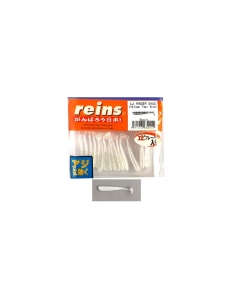 Twistere Reins Aji Ringer Shad Clear Pearl Silver, 3.8 cm (1.5")