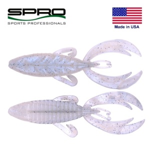 Twistere SPRO USA Komodo Claw, Electric Ghost, 9 cm (4 buc.)