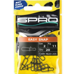 Agrafa SPRO Fast Lock Snap, Matt Black