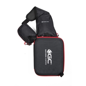 Geanta Sling Spinning Golden Catch + 2 cutii incluse, 27.5X18X4