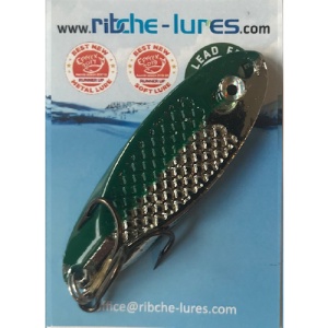 Lingurita oscilanta Mostiro Silver Green Rib Kaster, 22 gr