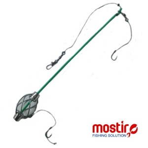 Montura tip bomba Mostiro tija, fir textil si fir de par (2 ace)