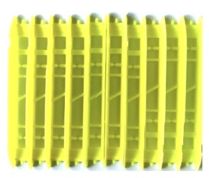 Set plioare Filstar Plastic Fluo Yellow with line clip (10 buc.)