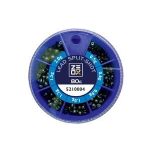 Set plumbi ZEOX la cutie, 80 gr