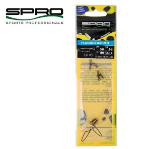 Strune SPRO Matte Black Fluoro Leader (2 buc.)