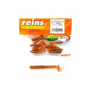 Twistere Reins Rockvibe Shad Red Frog (Akagaeru), 3 cm (1.2")