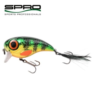 Vobler SPRO Fat Iris Slow Floating, Chrome Perch, 6 cm (17 gr.)