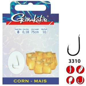 Carlige legate Gamakatsu BKB 3310B Corn (10 buc.)