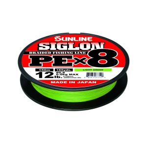 Fir textil Sunline Siglon PE X8, Light Green (150 m)