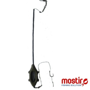 Montura Mostiro cu plumb pe tija DG, 60 gr. (1 ac)