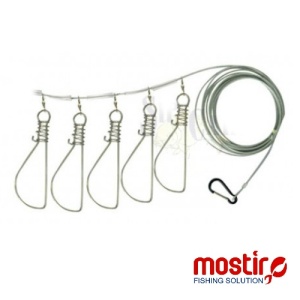 Set 5 agrafe Mostiro pastrare stiuca