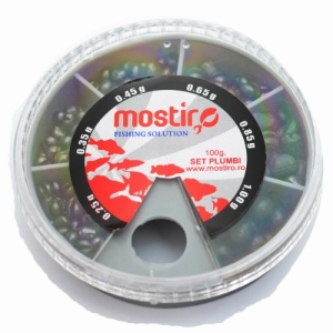 Set plumbi alice despicate Mostiro, 0.10-0.35 gr.