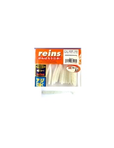 Twistere Reins Aji Adder Shad Pearl White Holo Glow, 5 cm (2")