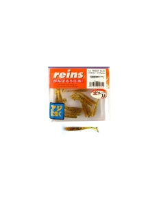 Twistere Reins Aji Ringer Shad Motor Oil Pepper, 3.8 cm (1.5")