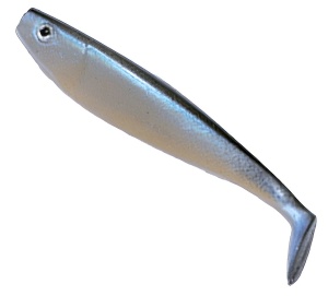 Twistere Shad Delalande GT, Pearl Blue Black Black, 9 cm (4 buc.)