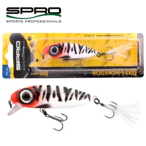 Vobler SPRO Iris Underdog, Redhead Tiger, 7 cm (13 gr.)
