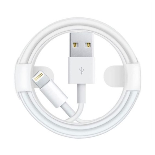 Cablu Date si Incarcare, USB-A la Lightning, 2.4A, 1m, WHITE OEM