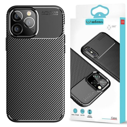 Husa AutoFocus - iPhone 13 - Carbon Grain, Black
