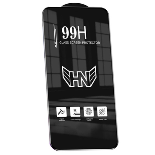 Folie ecran 99H 3D, iPhone 17 Pro Max, Tempered Glass, Clear, Black frame