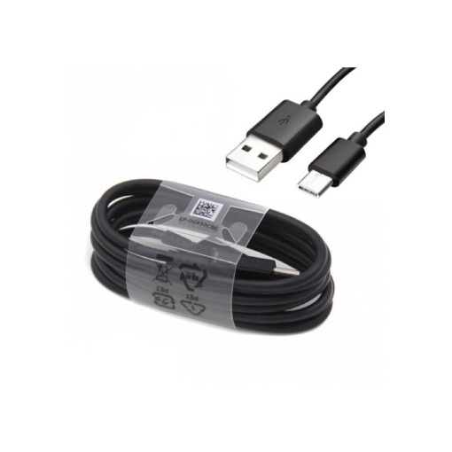 Cablu Date si Incarcare, USB-A la USB-C, 2.1A, 1m, Black bulk OEM