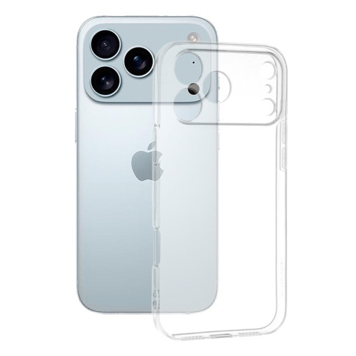 Techsuit - Clear Silicone - iPhone 17 Pro Max - Transparent