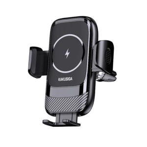 Suport Auto cu incarcare Wireless, 15W AutoGravity, BLACK - Img 2