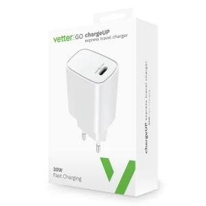 Incarcator Vetter Go, with Power Delivery, 20W, Alb - Img 2