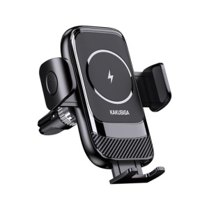 Suport Auto cu incarcare Wireless, 15W AutoGravity, BLACK - Img 4