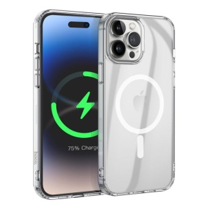 Husa telefon Hoco - iPhone 14 Pro Max - MagSafe, ShockProof, Clear - Img 1